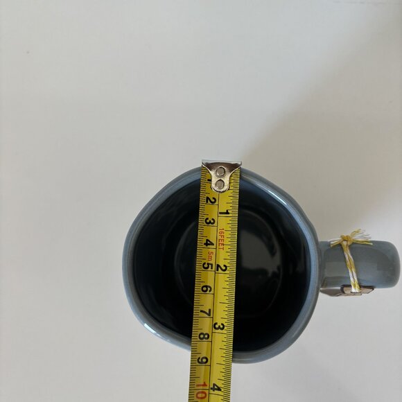 Rae Dunn Grumpy Old Man Blue and White Mug with Tie Tag New Unused - Picture 8 of 10